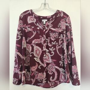 Croft & Barrow Petite Size Large Blouse